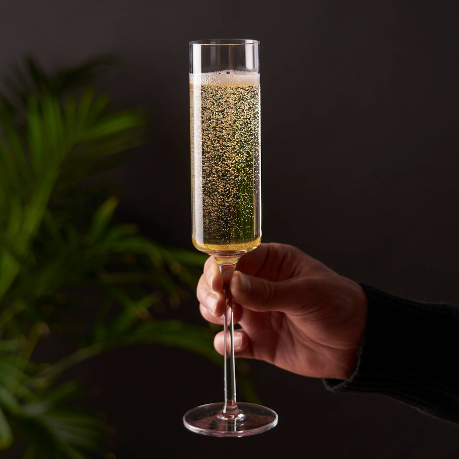 Viski | Laurel Crystal Champagne Flute