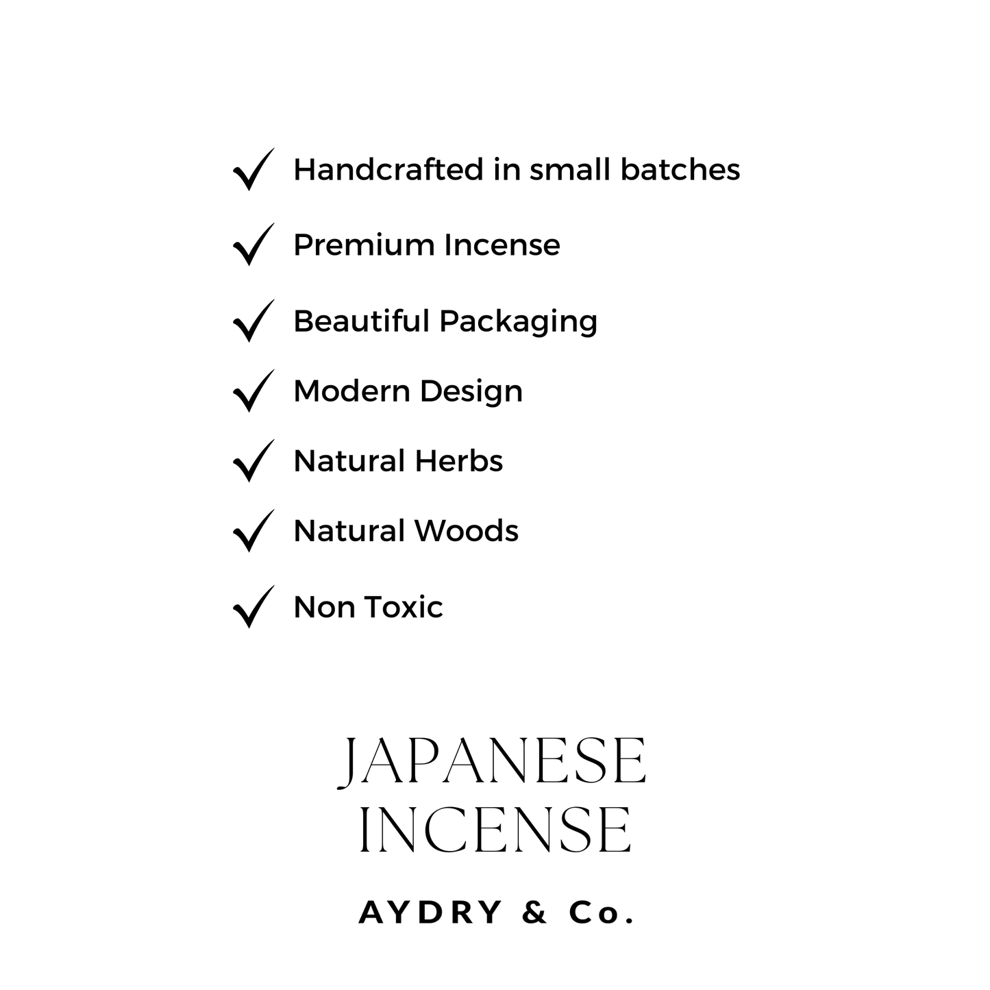ADRY & Co |SANDALWOOD JASMINE JAPANESE INCENSE