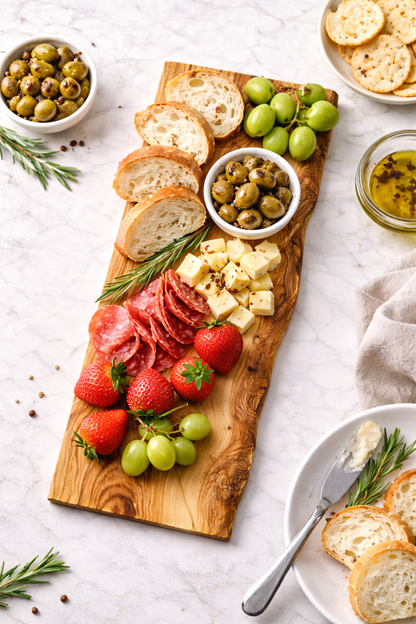Olive Wood Slim Serving Board: 17"