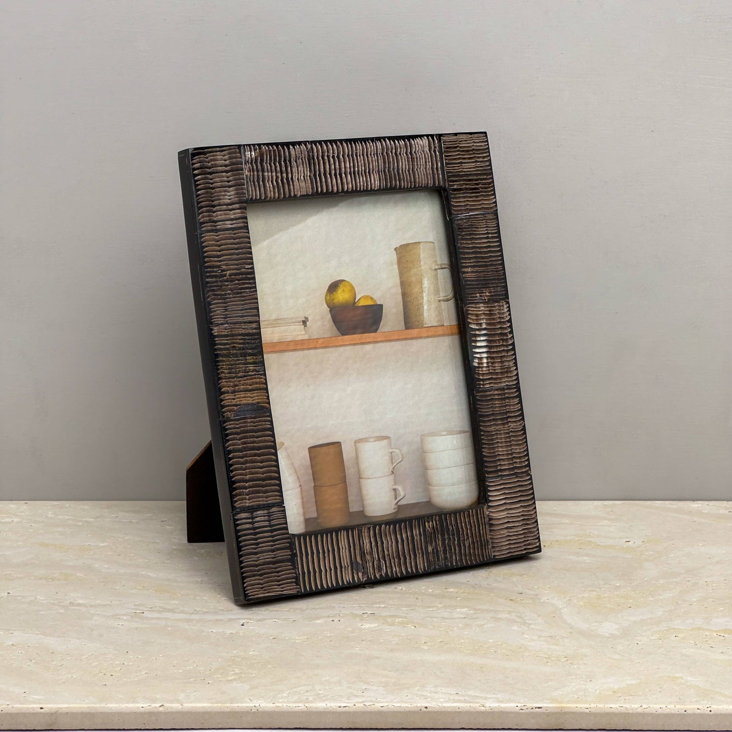 Resin Genuine Horn Photo Frame 5x7