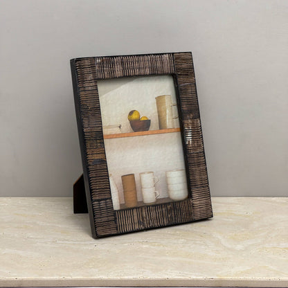 Resin Genuine Horn Photo Frame 5x7