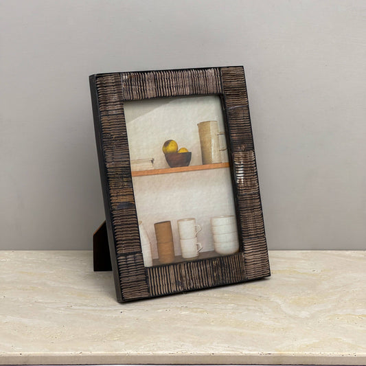 Resin Genuine Horn Photo Frame 5x7