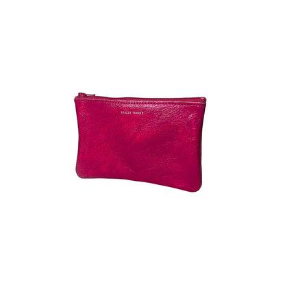 Small Zip Pouch: Foil Black