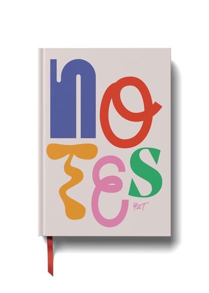 Lined Notebook (A5) - Notes in Motion: Rainbow