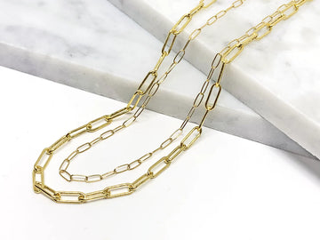 Selah Vie NYC | Thin Paperclip Chain