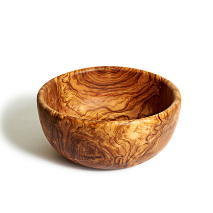 Olive Wood Family Salad Bowl: 8"