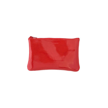 Small Zip Pouch: Candy Patent Emerald