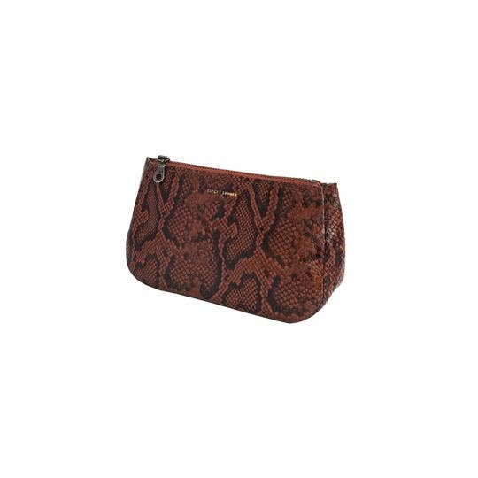 Small Fatty Pouch: Metallic Distress Navy/Black