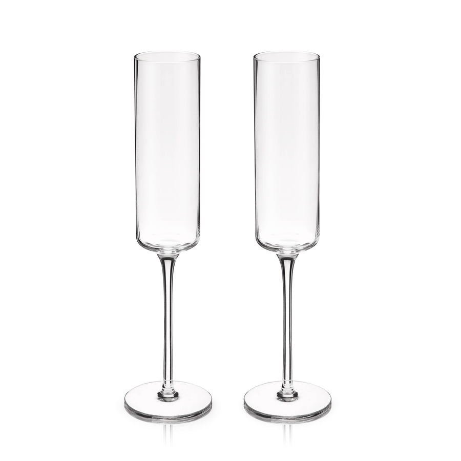 Viski | Laurel Crystal Champagne Flute