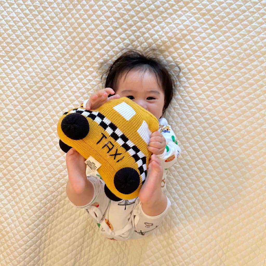 Organic Taxi Stuffed Toy - Medium