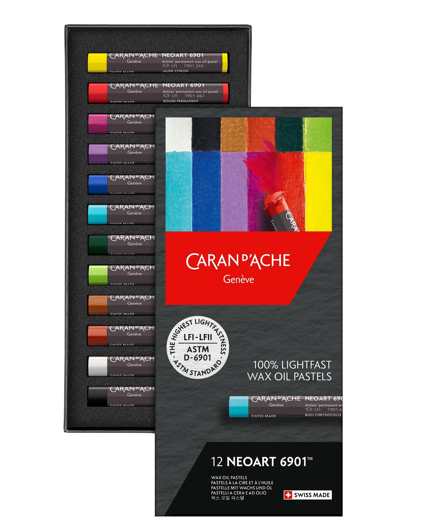 CARAN d'ACHE | Set of 12 NeoArt 6901 Pastels