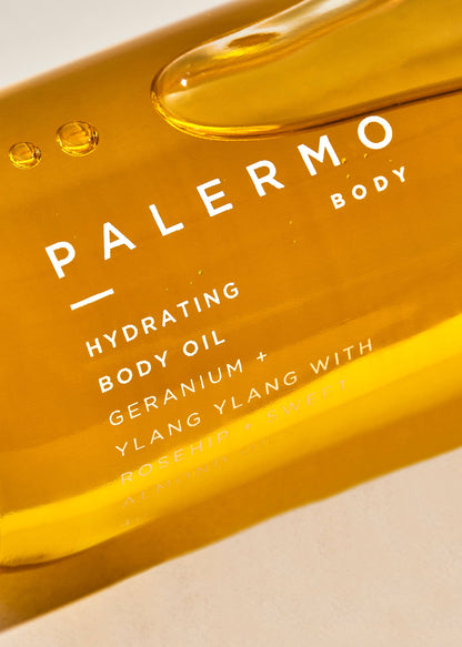 PALERMO | Hydrating Body Oil - Geranium + Ylang Ylang - 4 oz