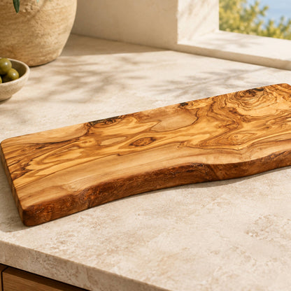 Olive Wood Slim Serving Board: 17"
