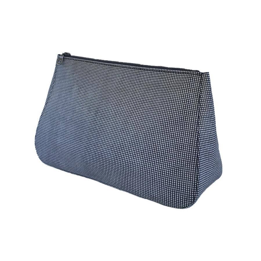 TRACEY TANNER | Large Fatty Pouch - Metallic Distress Navy/Black