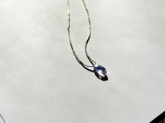 DEBBIE FISHER | Necklace of Quartz, Clear Seed, and Gold Vermeil Beads