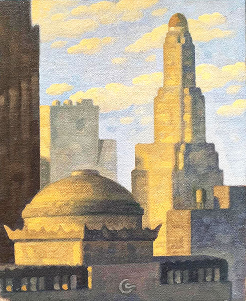 Dime, Gold Morning by Robert Goldstrom