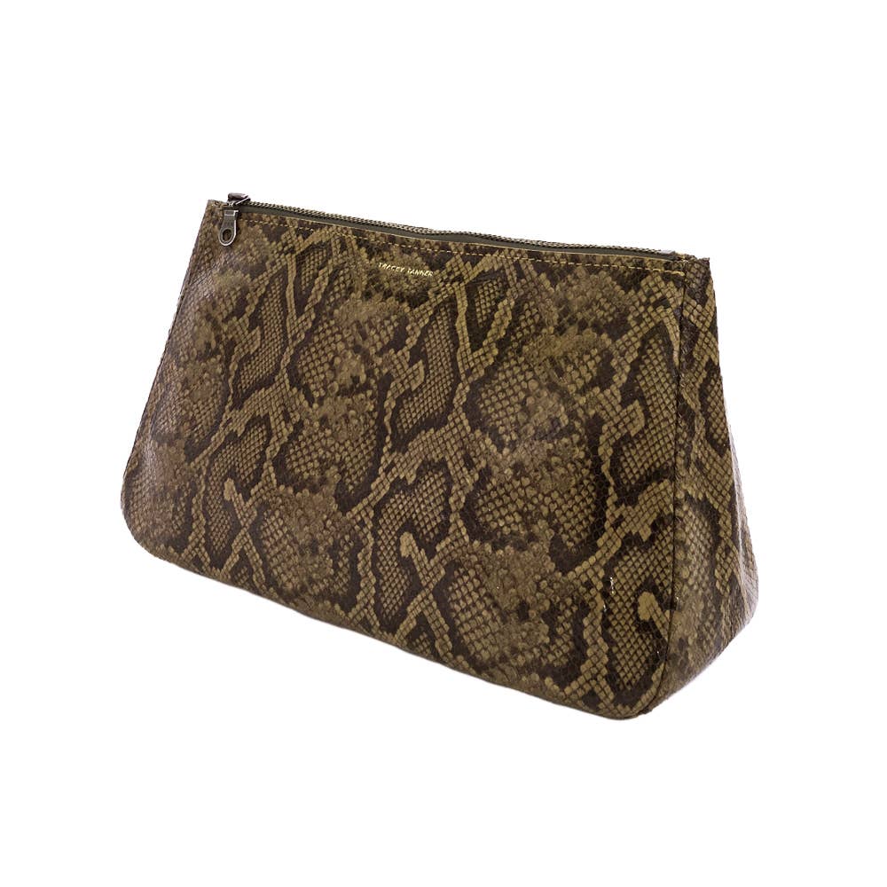 TRACEY TANNER | Large Fatty Pouch - Metallic Distress Navy/Black