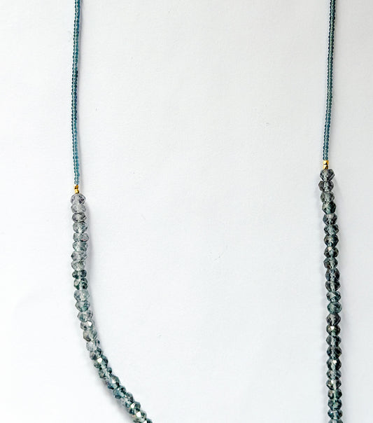DEBBIE FISHER | Mystic Quartz and Seed Bead Necklace