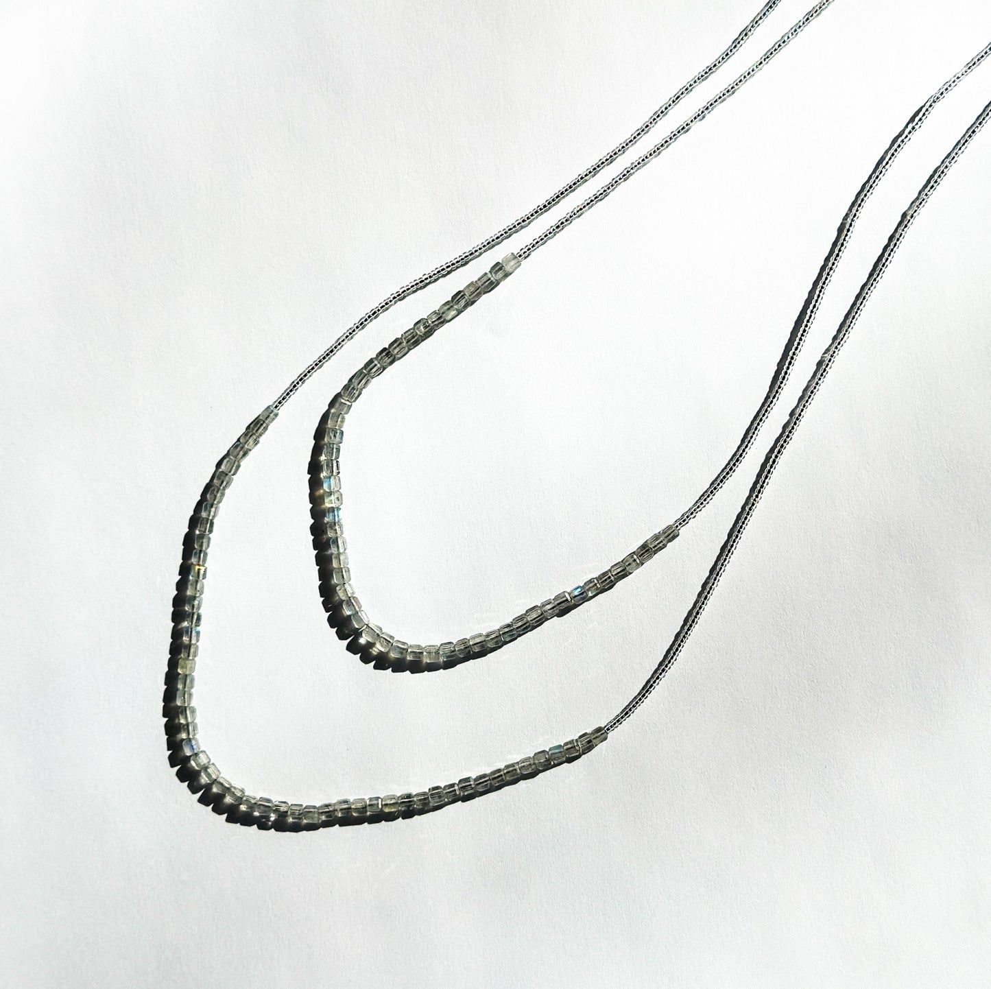 DEBBIE FISHER | Double Necklace of Labradorite Beads