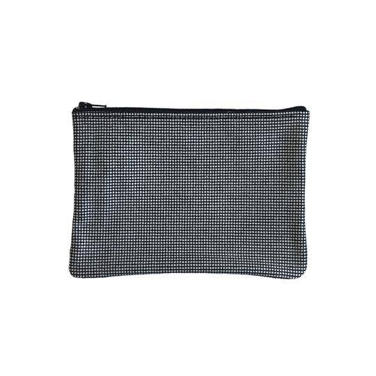 Medium Zip Pouch: Candy Patent Turquoise