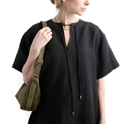 The Cooper Duffle Leather Purse | Rough & Tumble