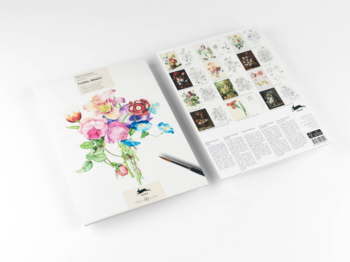 PEPIN PRESS | Artists' Colouring Book Assorted