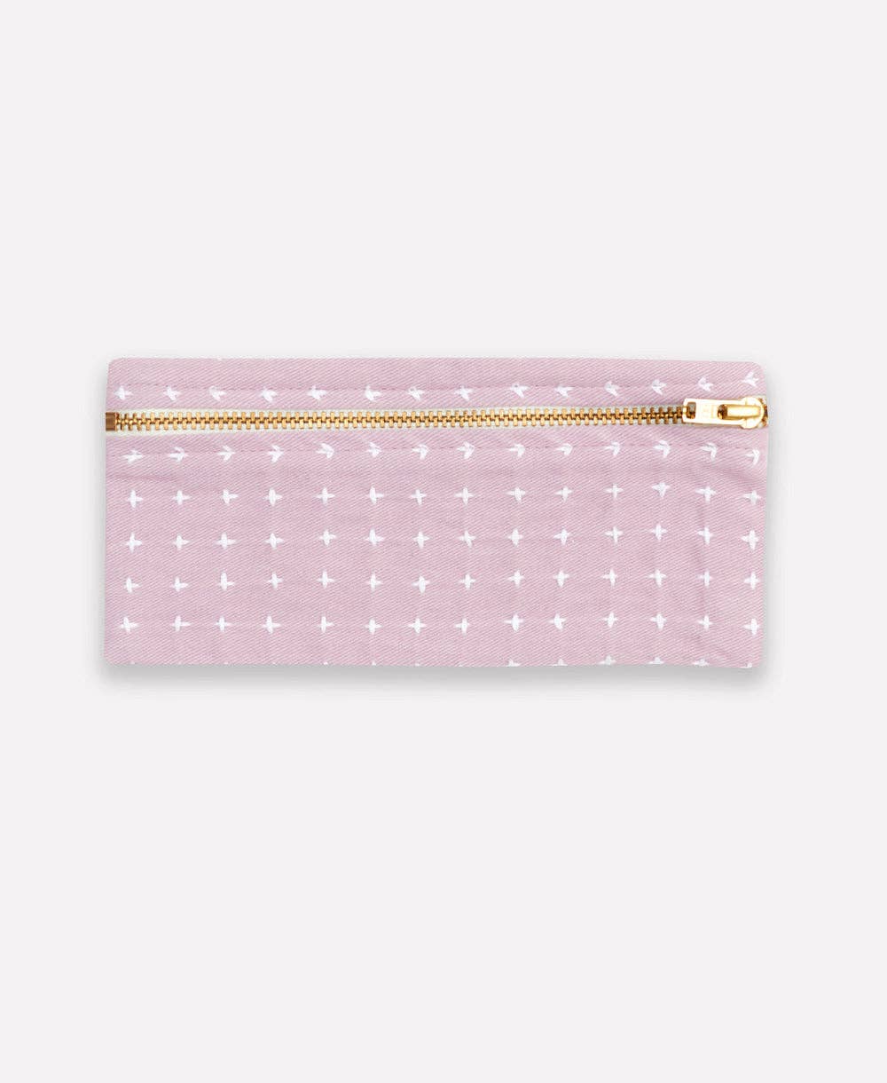 Cross-Stitch Pencil Case: Berry