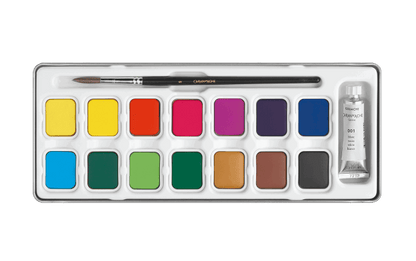 Caran d'Ache | Box of 15 Color Paint Tablets GOUACHE STUDIO
