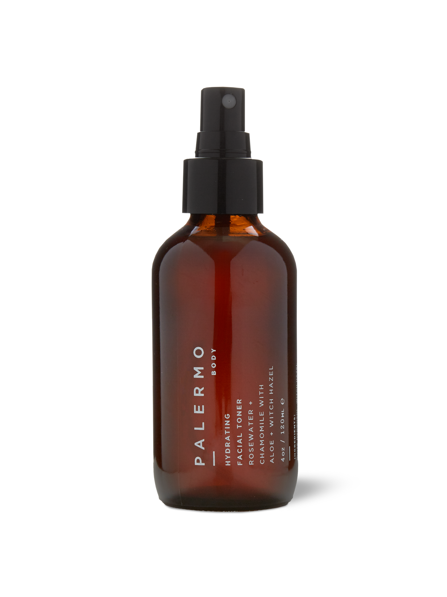 PALERMO | Hydrating Facial Toner - Rosewater + Chamomile - 4 oz
