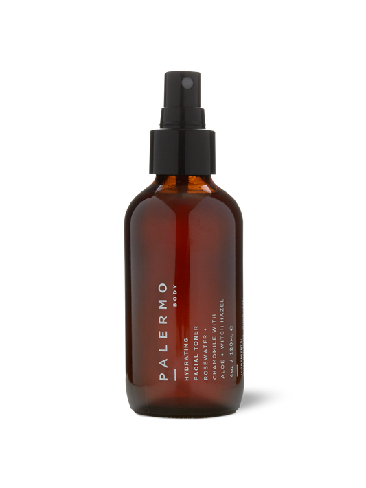 PALERMO | Hydrating Facial Toner - Rosewater + Chamomile - 4 oz