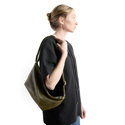 The Cooper Duffle Leather Purse | Rough & Tumble
