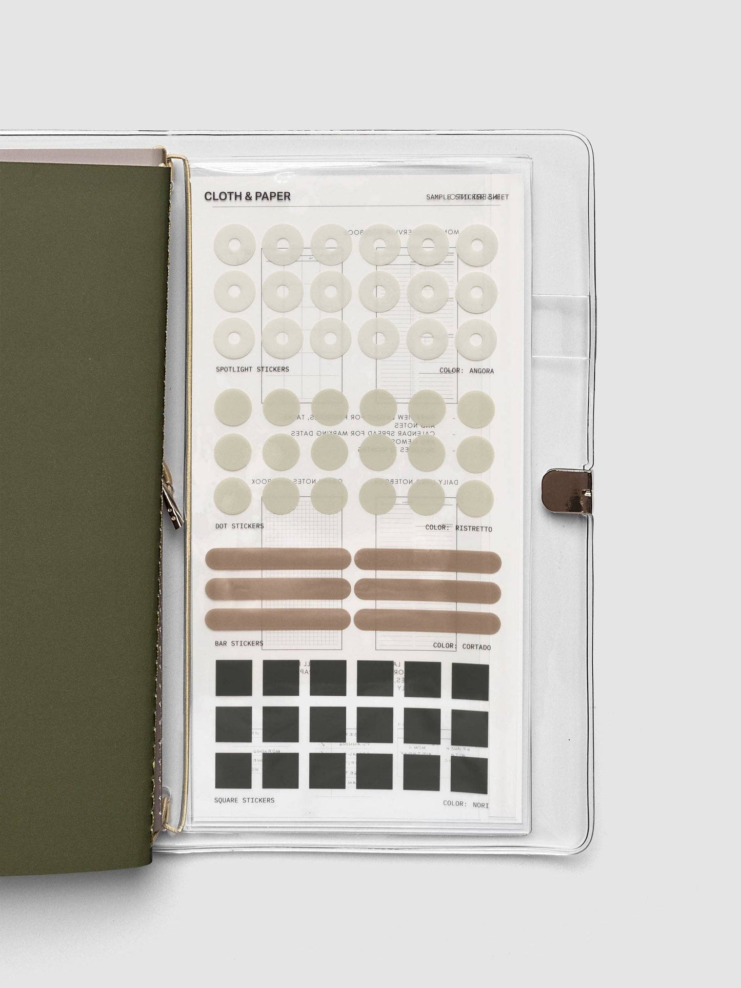 Travel Notebook Set | A5 Slim w/ 3 extra inserts