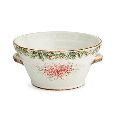 Natale Small Handled Bowl
