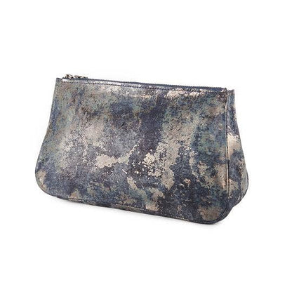 TRACEY TANNER | Large Fatty Pouch - Metallic Distress Navy/Black
