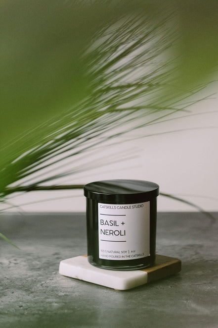 Catskills Candle Studio l Basil + Neroli