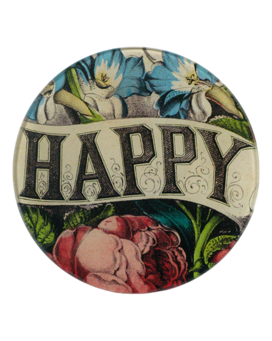 John Derian Company | Happy 5 1/4" Round Plate