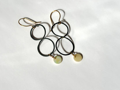 JADEWATER DESIGN | Oxidized Figure Eights Earrings
