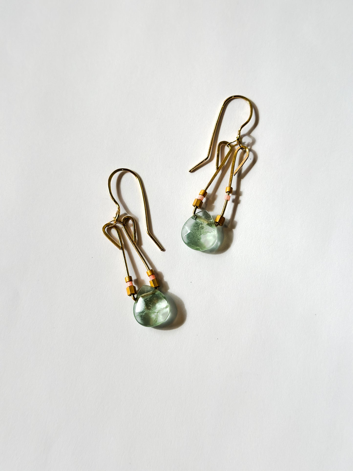 JADEWATER DESIGN | Bright Blue Aqua Fluorite With Mini 24KT Beads