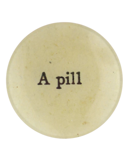 John Derian Company | A Pill 4" Round Plate