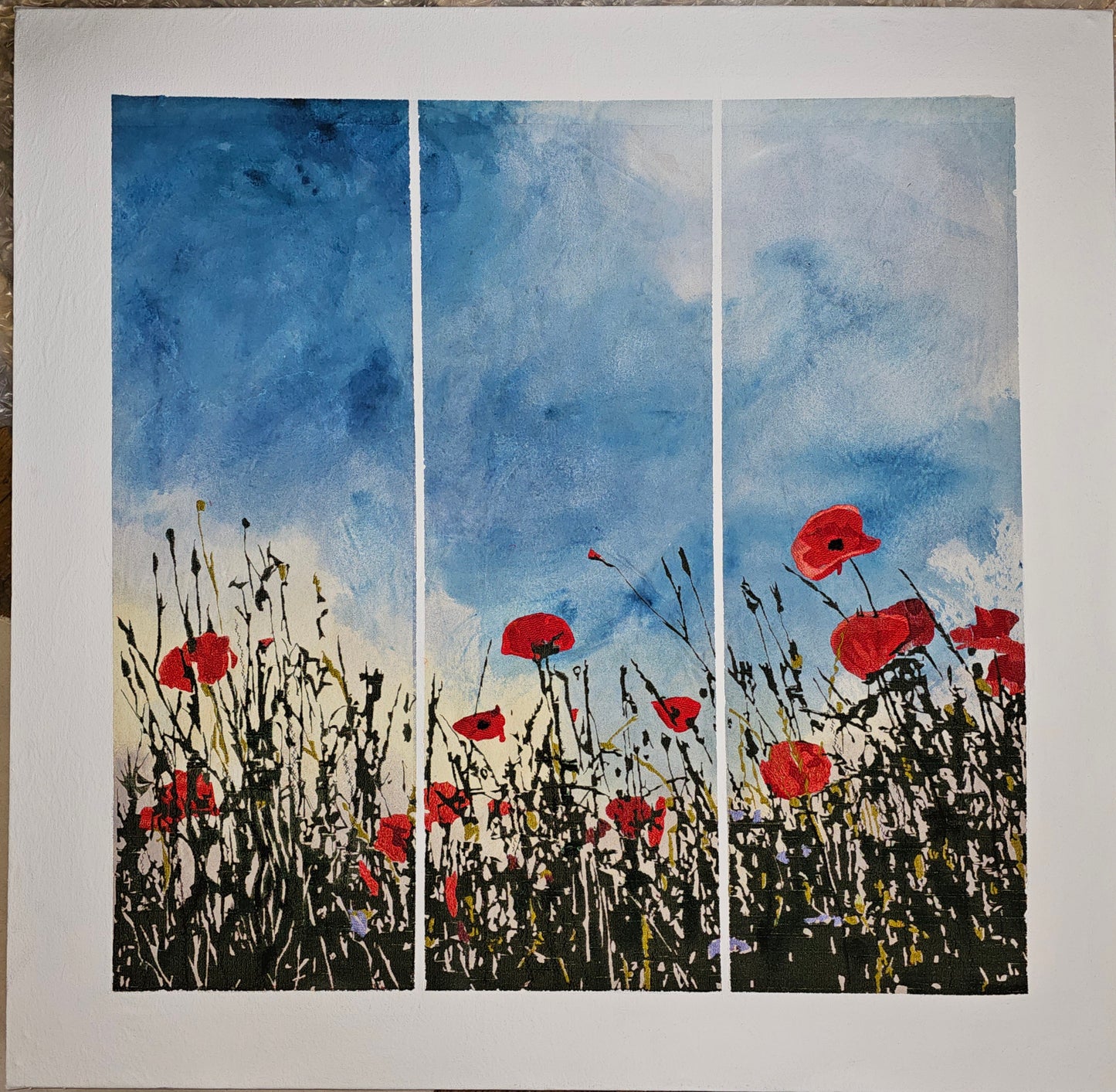Poppy Field by Jean Corby