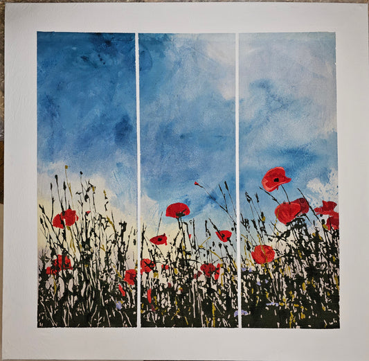 Poppy Field by Jean Corby