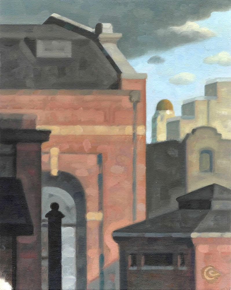 Pump Station, Gowanus Study by Robert Goldstrom