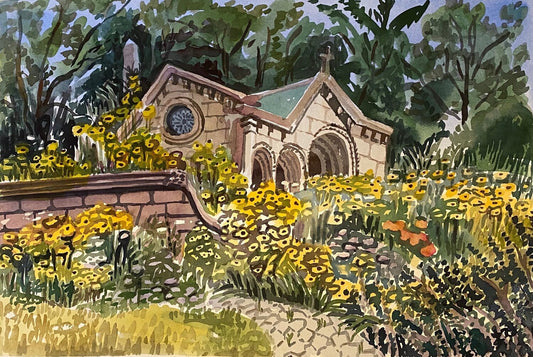 Field of Yellow, Print by Susan Greenstein