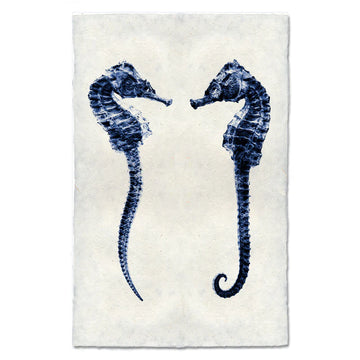 Double Seahorse (Blue)