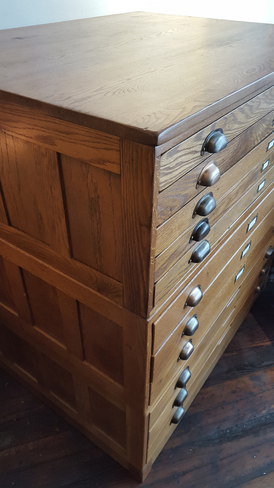 Vintage Hamilton Flat File Cabinet
