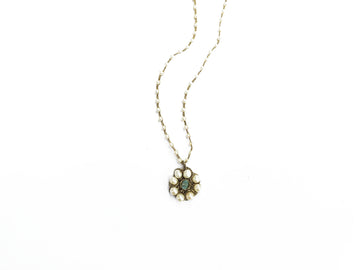 Danielle Welmond |  Woven Pear Flower Necklace