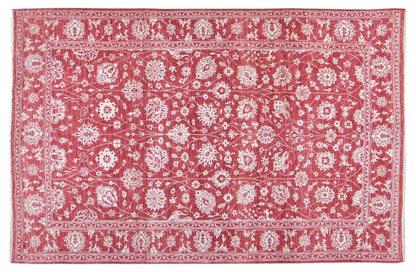 Moroccan Suzani Silk Blend Rug 5'1" x 7'9"