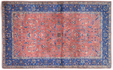 Antique Persian Kashan 4'0