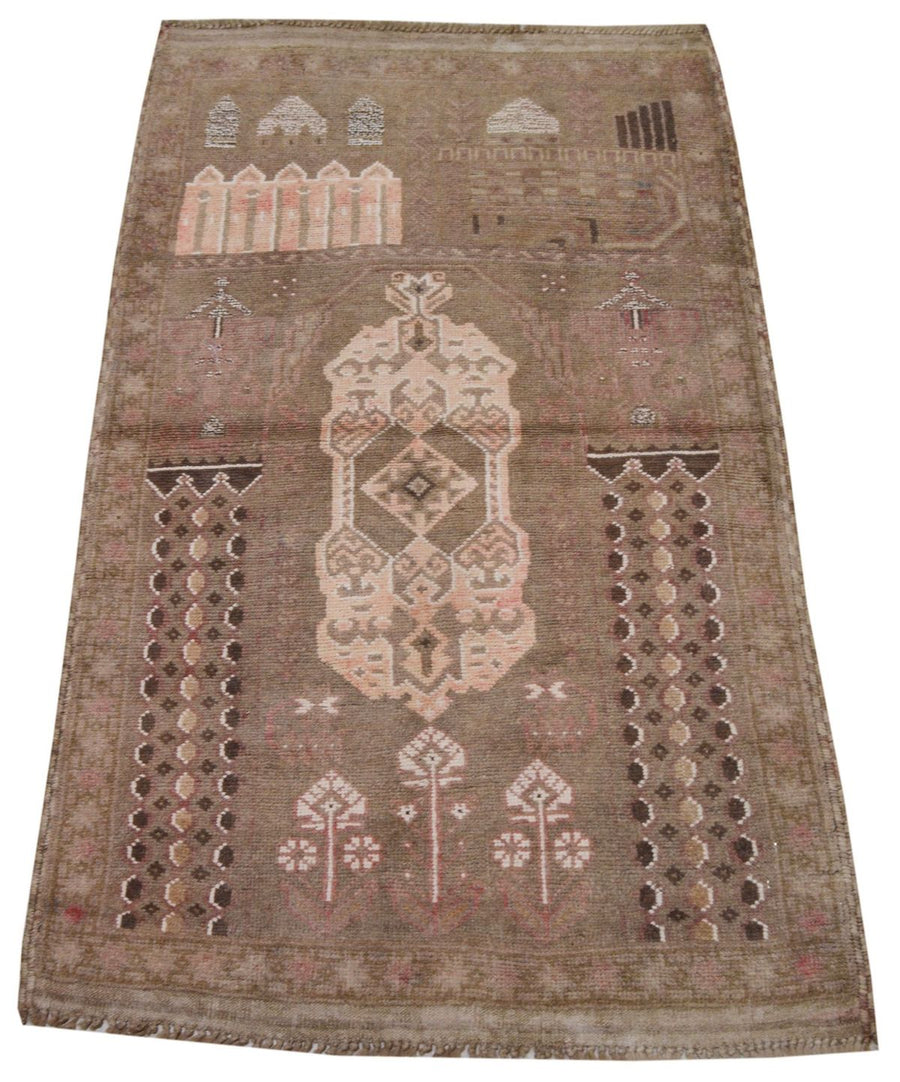 Vintage Afghan Baluch 2'8