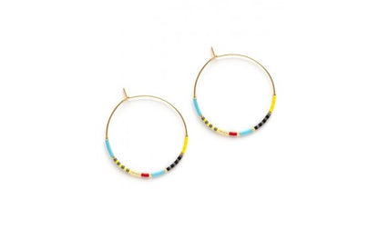 Japanese Seed Bead Hoops